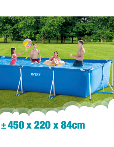 PISCINA FRAME RECTANGULAR INTEX