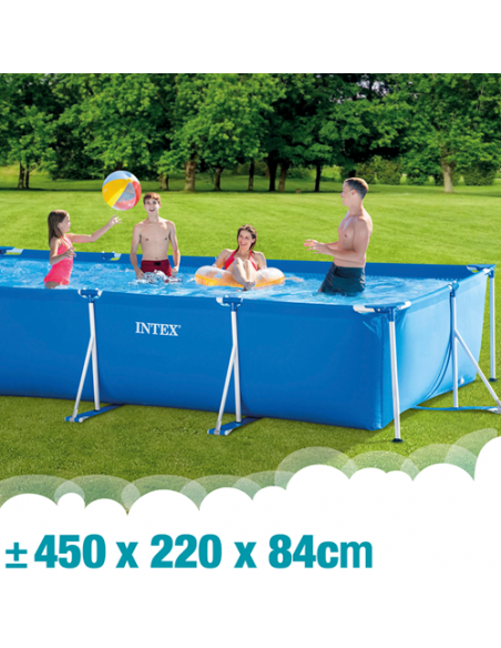 PISCINA FRAME RECTANGULAR INTEX