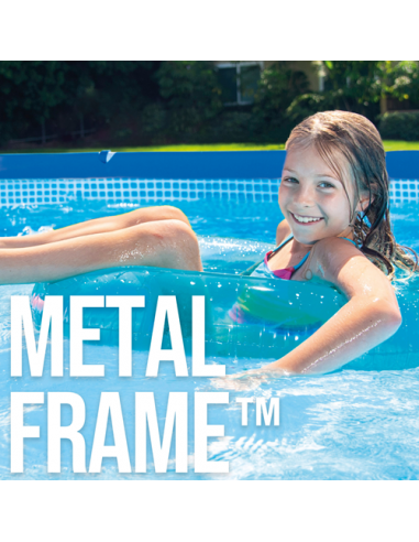 PISCINA FRAME RECTANGULAR INTEX
