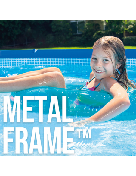 PISCINA FRAME RECTANGULAR INTEX