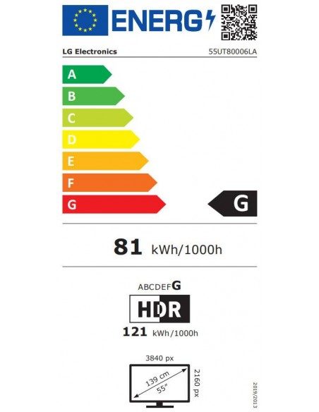 TV Smart LG 55" 4K UHD