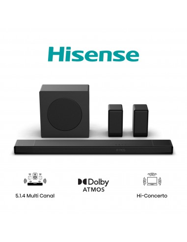 Soundbar Hisense AX5140Q 5.1.4 Canais...