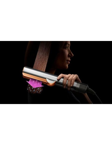 Alisador secador de cabelo Dyson Airstrait™ (Níquel/Cobre)