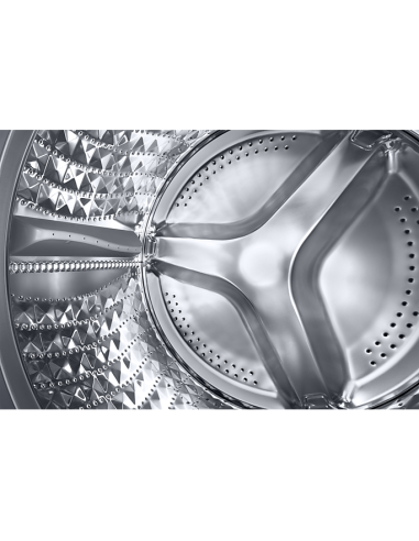 MAQ. LAVAR ROUPA ECOBUBBLE, 8KG, SILVER