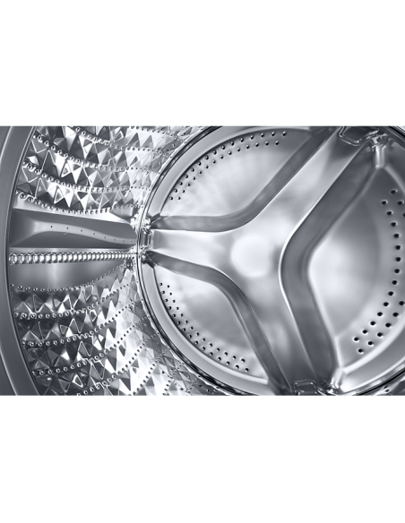 MAQ. LAVAR ROUPA ECOBUBBLE, 8KG, SILVER